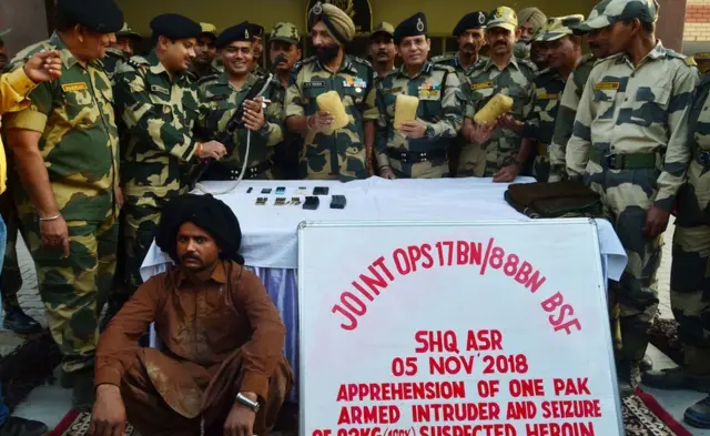 Безбедносне снаге са кријумчарима дроге