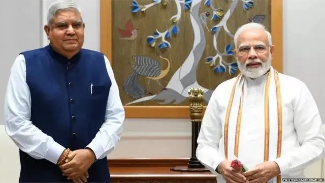 ਜਗਦੀਪ ਧਨਖੜ ਅਤੇ ਨਰਿੰਦਰ ਮੋਦੀ