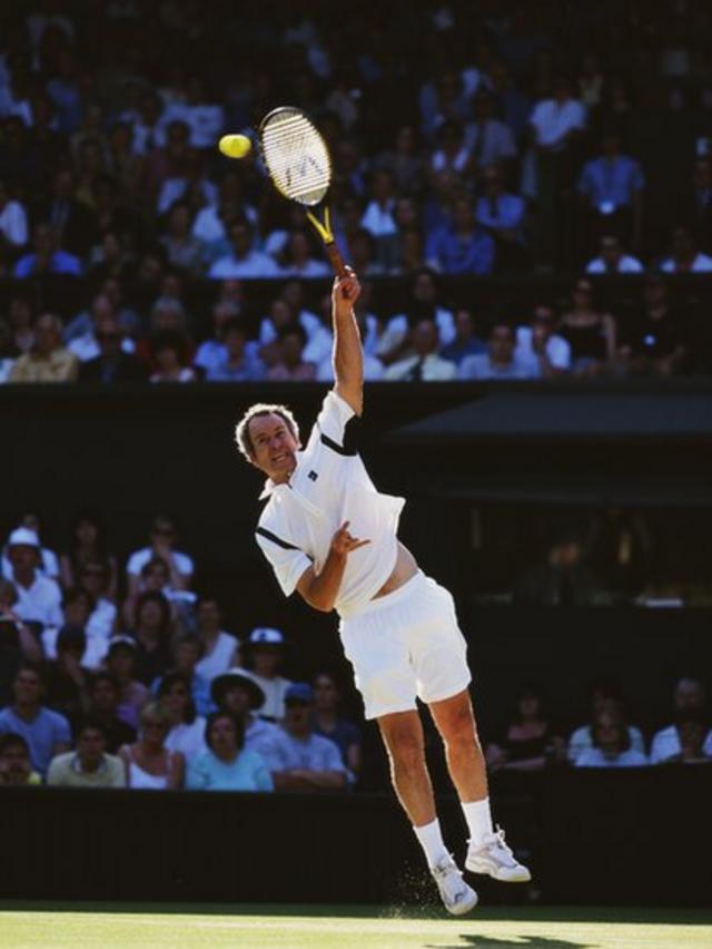 John McEnroe, en Wimbledon