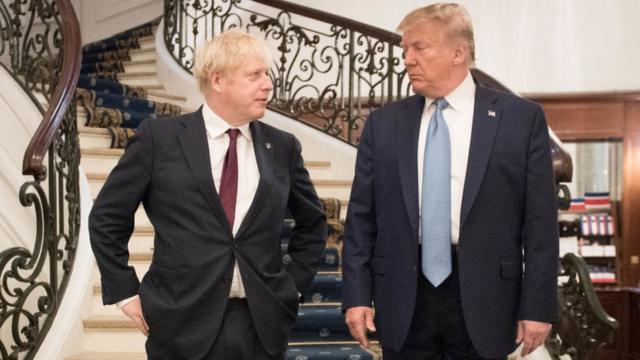 Джонсон впервые встретился с Трампом как премьер Британии в Биаррице