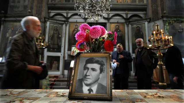 Una misa en memoria de Markov en Bulgaria