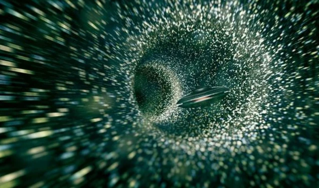 เมื่อวัตถุที่มีมวลเป็นบวกเข้าไปในรูหนอน จะเกิดการรบกวนจนทำให้รูหนอนพังทลายลงในชั่วพริบตา