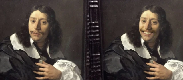 絵画【ハリウッドスターの笑顔】 絵画【ハリウッドスターの笑顔】 ハワイからのお客様！🌴 お見せしたら