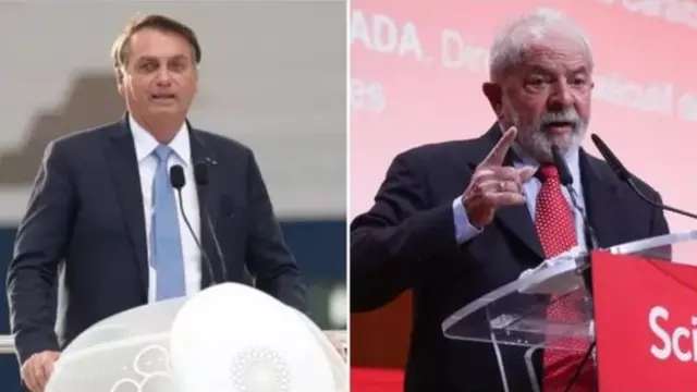 Jair Bolsonaro e Luiz Inácio Lula da Silva