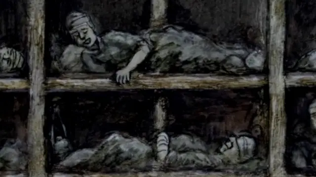 ภายในถ้ำที่มาซาโกะอยู่ มีทหารนอนซ้อนกัน 50-60 นาย