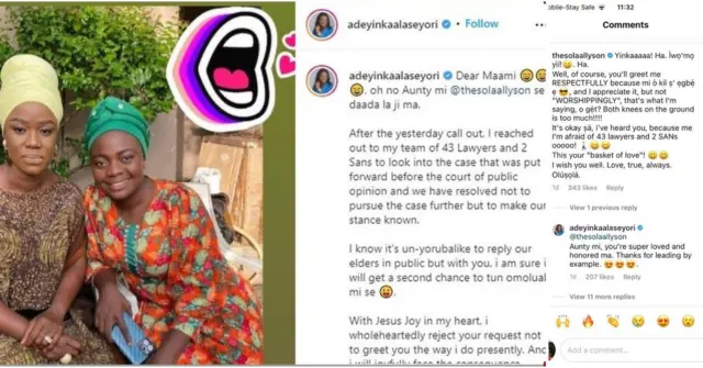 Adeyinka Alaseyori ati Sola Allyson