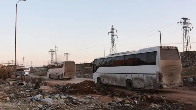 اتوبوسها در حلب