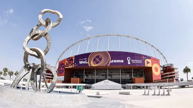The Khalifa International Stadium in Doha, Qatar