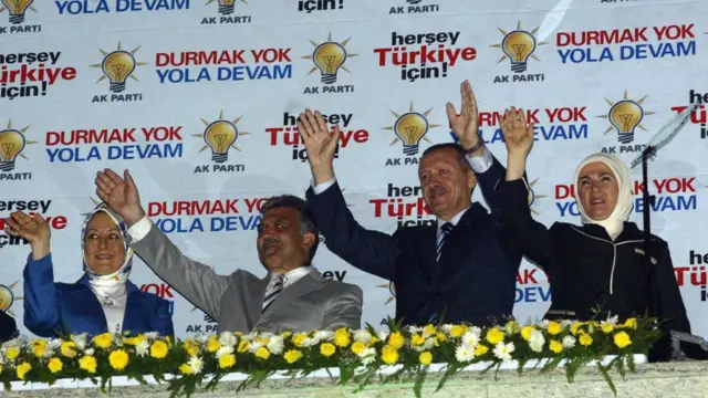 Erdoğan, Gül ve eşleri