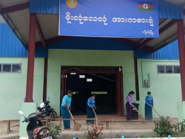 ကွာရန်တင်း ထားဖို့ပြင်နေတဲ့ခန်းမ