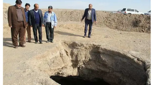 فرونشست زمین در یزد