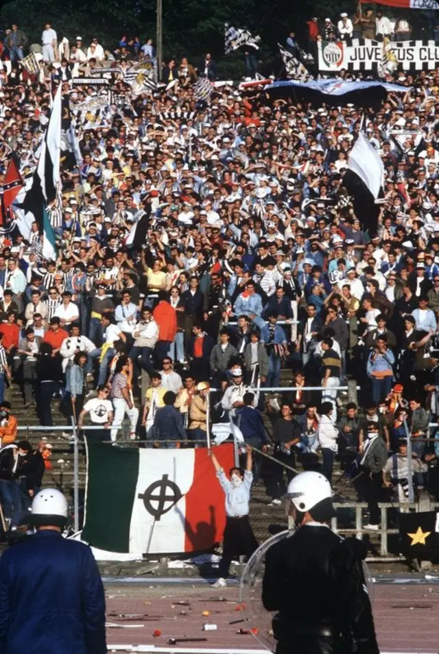 Kerusuhan pertandingan Juventus-Liverpool tahun 1985 di Heysel, Belgia yang menewaskan puluhan orang.