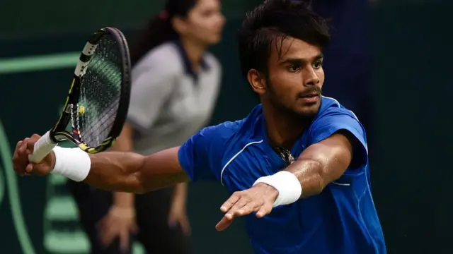 सुमीत नागल, रॉजर फेडरर, युएस ओपन