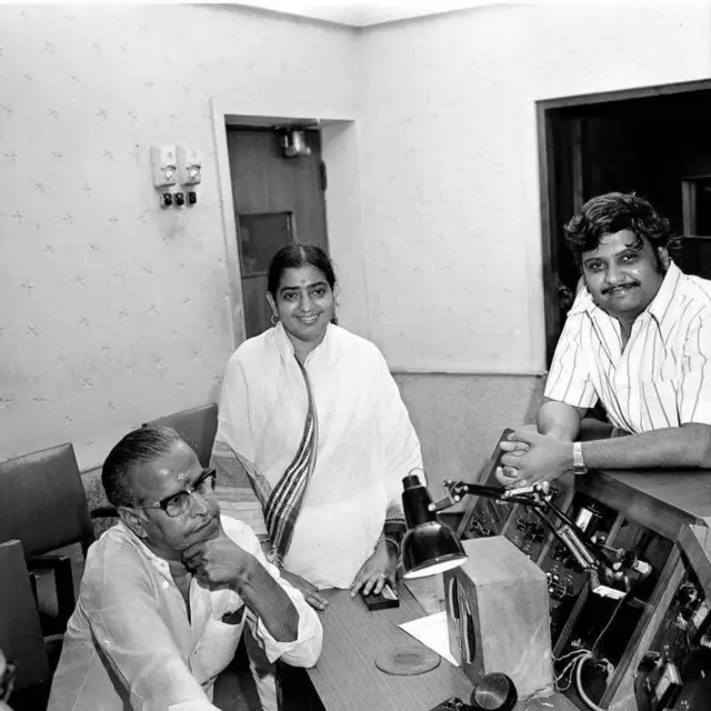 21st June was the day Sri. K.V.Mahadevan (affectionately called as Maamaa) made South IndiaIn Film Industry poor by his demise. My second recorded telugu song was composed by him in 1967 for "Private Maastaaru" directed by Sri. K. Viswanath, (his second film too) produced by Sri. D.B. Narayana. I can not repay my debt to Maamaa and his Assistant, Sri. Pugazhendi. My first National award was for his compositions for Sankaraabharanam, followed by scores of awards in different languages. "Aayirm Nilave Vaa" for MGR in the Tamil film "Adimaippenn" ,my 4th tamil song,fetched me my first Tamilnadu Govt Award in 1969.The most praarctical composer who was always so composed, dignified and at the same time like a child. My good friend Mr. Murari who produced more than dozen films in Telugu with KVM's music stopped producing films. His reason, " How can I imagine a film of mine without Maamaa's music?"