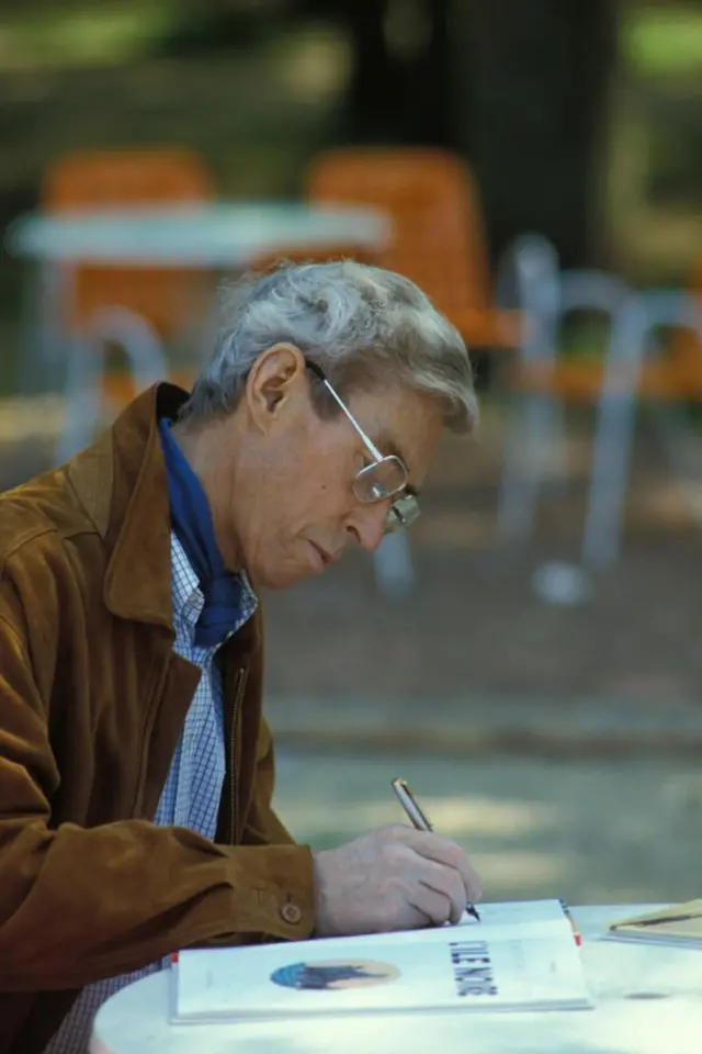 Hergé năm 1982