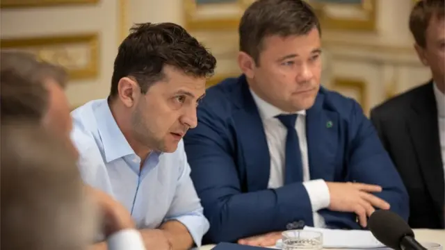 Володимир Зеленський і Андрій Богдан