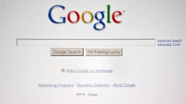 Google website.