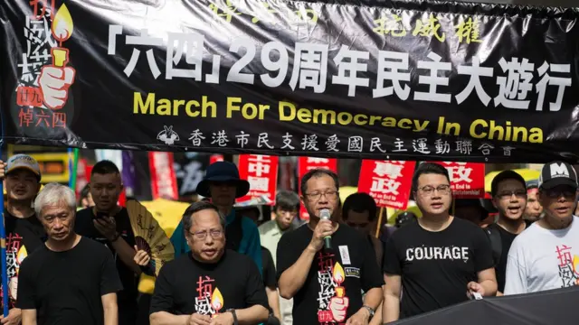 香港六四29周年游行