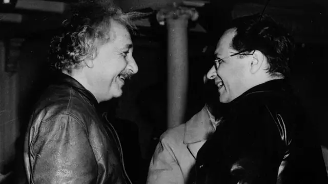 Albert Einstein con su hijo Hans Albert Einstein