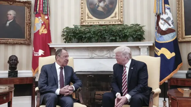 دونالد ترامپ و سرگئی لاوروف