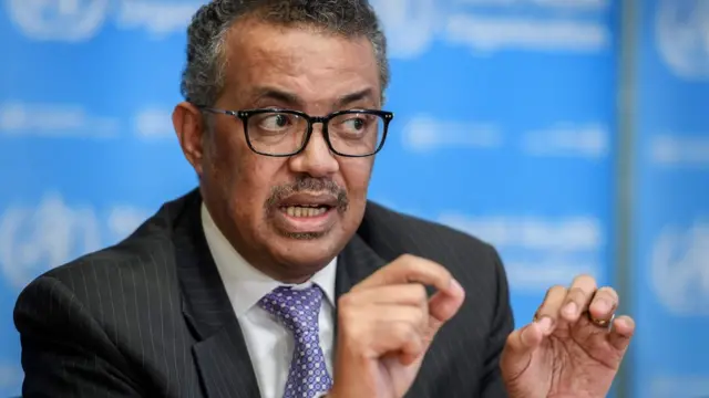 Diretor-geral da OMS, Tedros Ghebreyesus