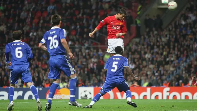 Cristiano Ronaldo en 2008.