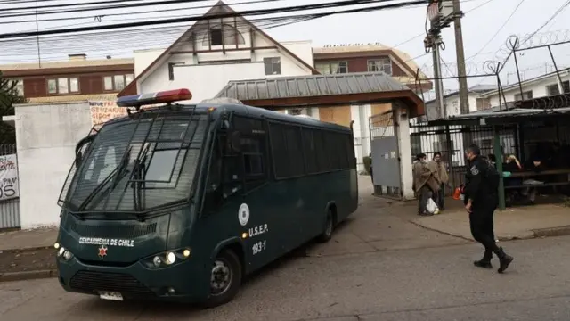 Policías en Temuco, Chile