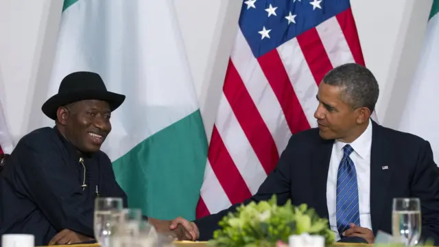 Barack Obama and Goodluck Jonathan