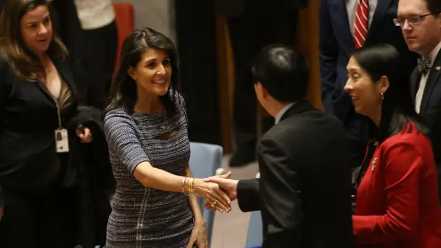 La embajadora de EE.UU. en la ONU.