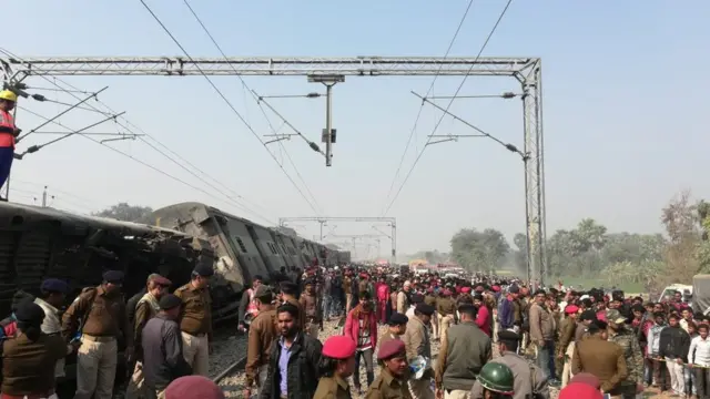 रेल हादसे की तस्वीर