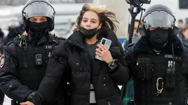 Polisi wamewakamata waandamanaji kadhaa mjini Moscow