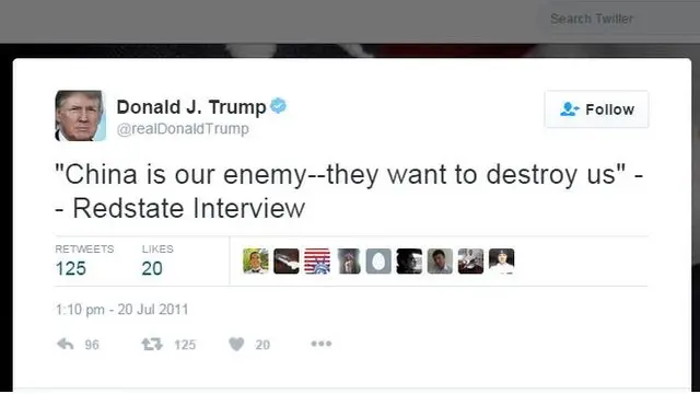 TWITTER DONALD TRUMP