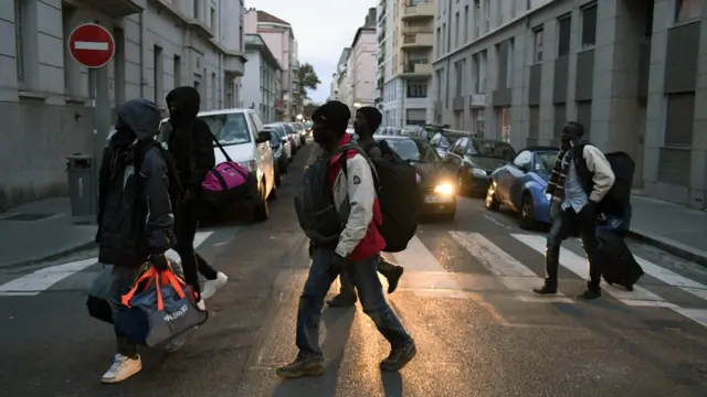 Wahamiaji Lyon, kusini mashariki mwa Ufaransa