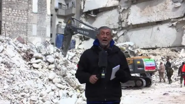 عساف عبود مراسل بي بي سي في حلب