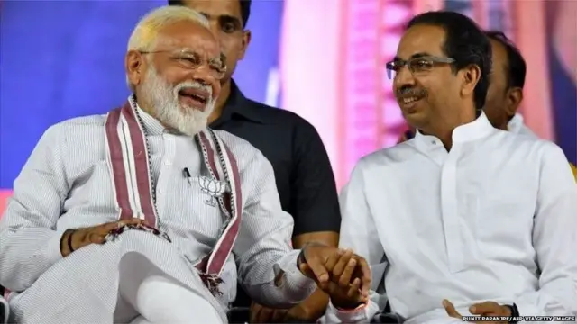 નરેન્દ્ર મોદી અને ઉદ્ધવ ઠાકરે
