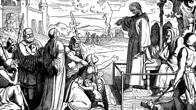 Ilustración de la caza de brujas