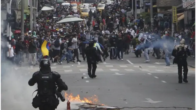 protestas Colombia