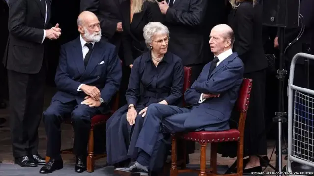 केंट के राजकुमार माइकल, बिरगीटा, डचेस ऑफ़ ग्रॉस्टर और राजकुमार एडवर्ड, ड्यूक ऑफ़ केंट