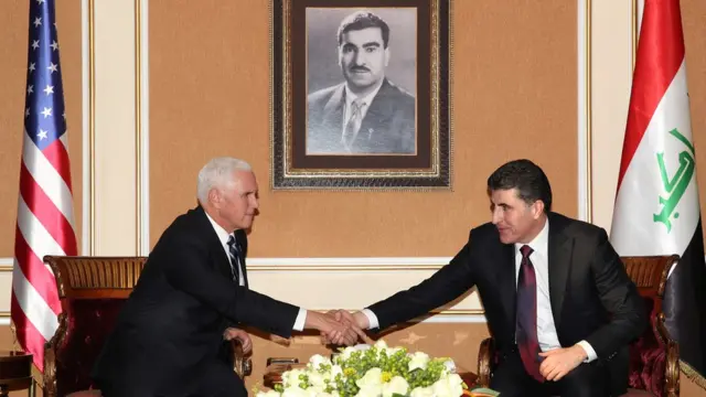 بارزانی و پنس