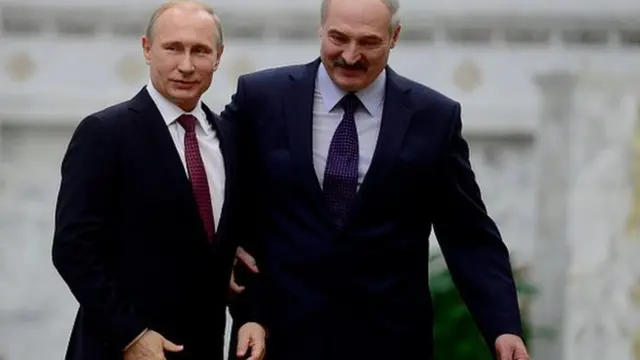 Путин и Лукашенко