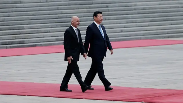 روسای جمهوری افغانستان و چین