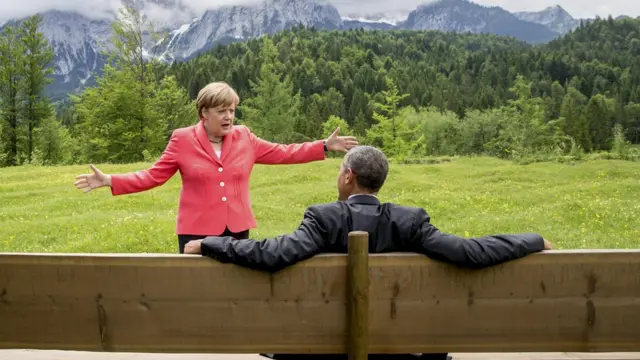 أنغيلا ميركل، باراك أوباما