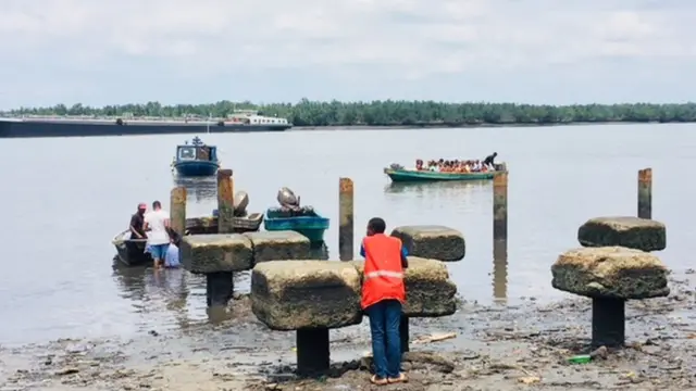 Abonnema wharf jetty.