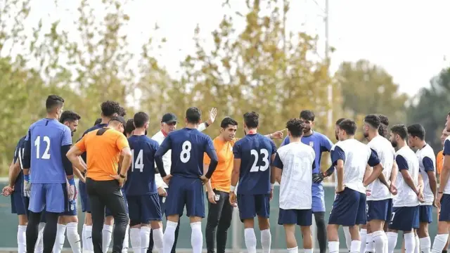 تمرین امروز تیم ملی فوتبال ایران