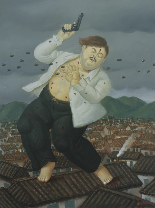 "La muerte de Pablo Escobar", de 1999.
