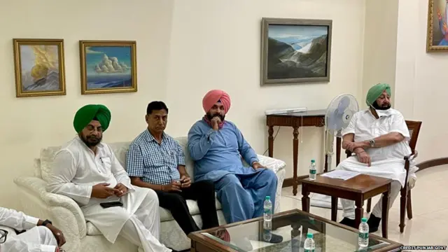 ਨਵਜੋਤ ਸਿੰਘ ਦੇ ਪੰਜਾਬ ਕਾਂਗਰਸ ਦੇ ਪ੍ਰਧਾਨ ਬਣਨ ਬਾਅਦ ਕੈਪਟਨ ਨਾਲ ਪਹਿਲੀ ਮੁਲਾਕਾਤ