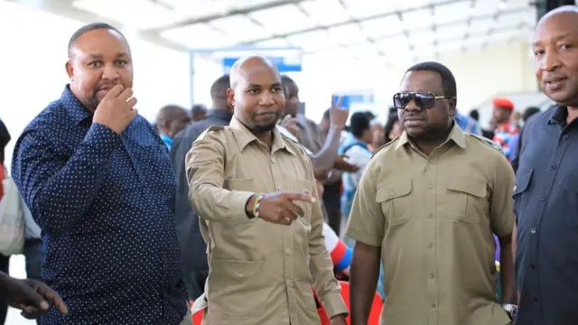 Baadhi ya viongozi wa upinzani waliowasili kumlaki Tundu Lissu