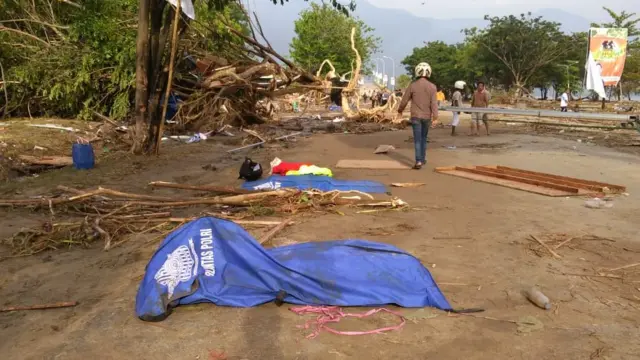 انڈونیشیا میں زلزلے کے بعد سونامی