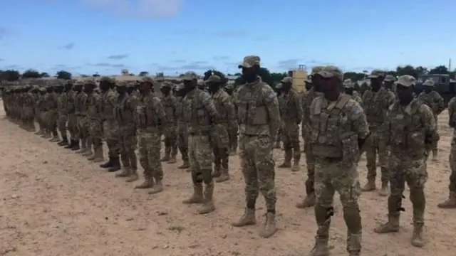 Ciidamadii ugu dambeeyay waxaa soo tababar Imaaraatka