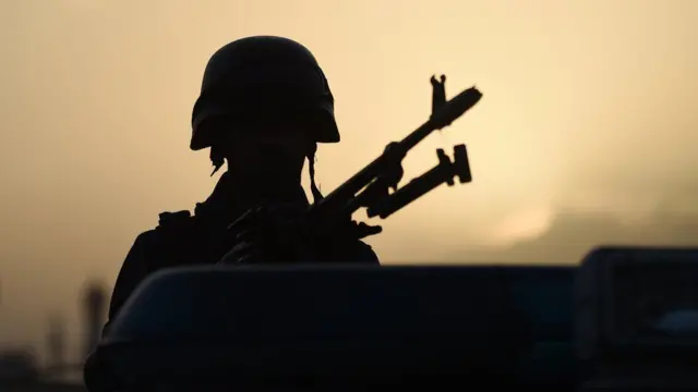 હથિયારધારી સૈનિકની પ્રતીકાત્મક તસવીર